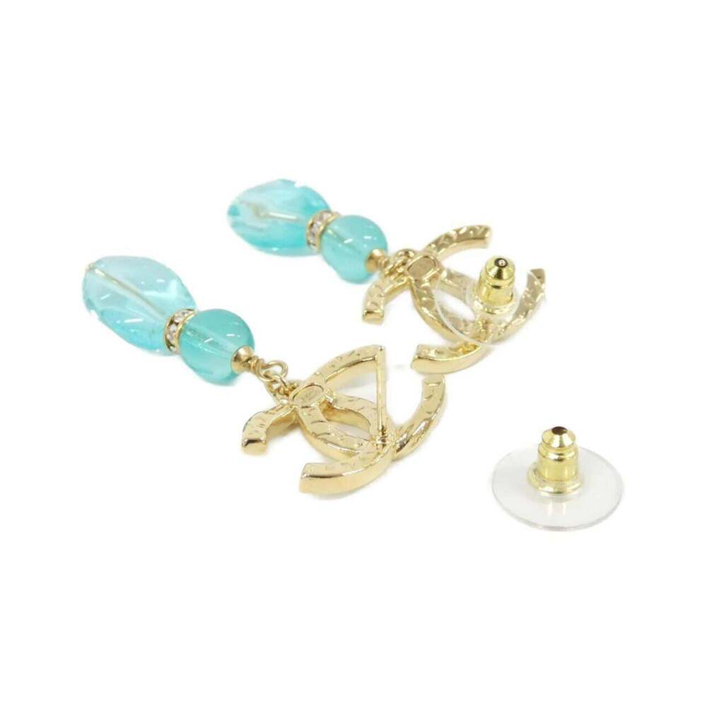 CHANEL Authentic Blue Earrings - Picture 3 of 3